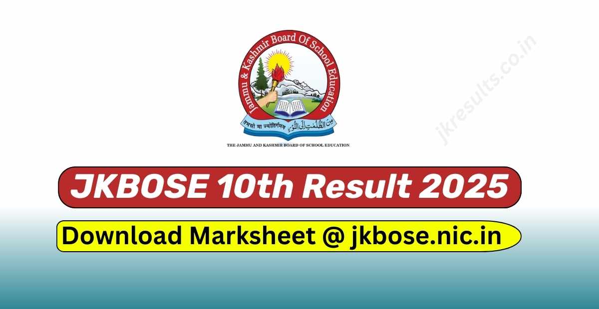 JKBOSE 10th Result